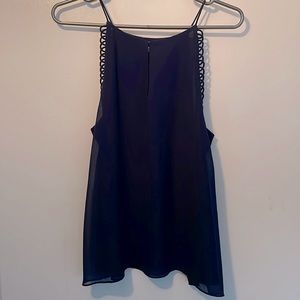 Navy silky going out top! Only worn once